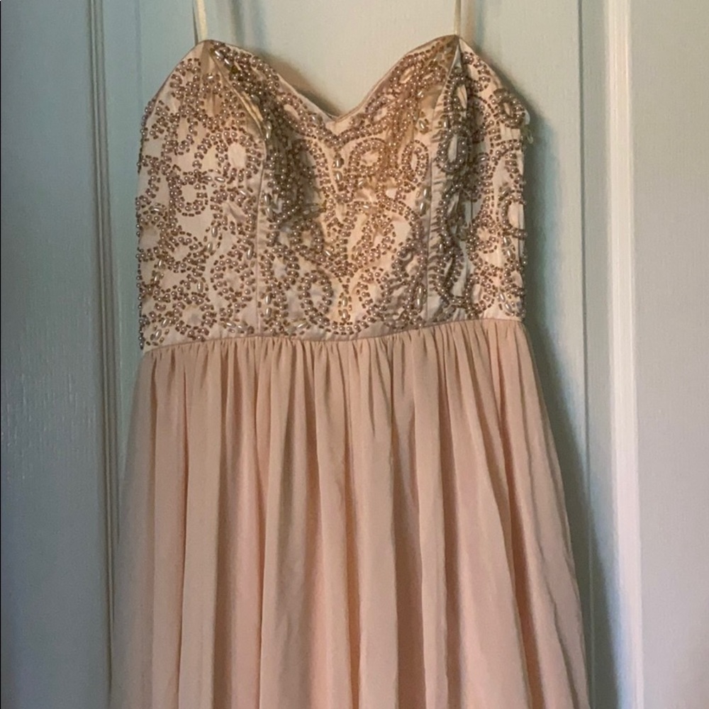 Cream colored gown